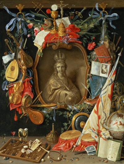 Ecclesia Surrounded by Symbols of Vanity by Jan van Kessel the Elder